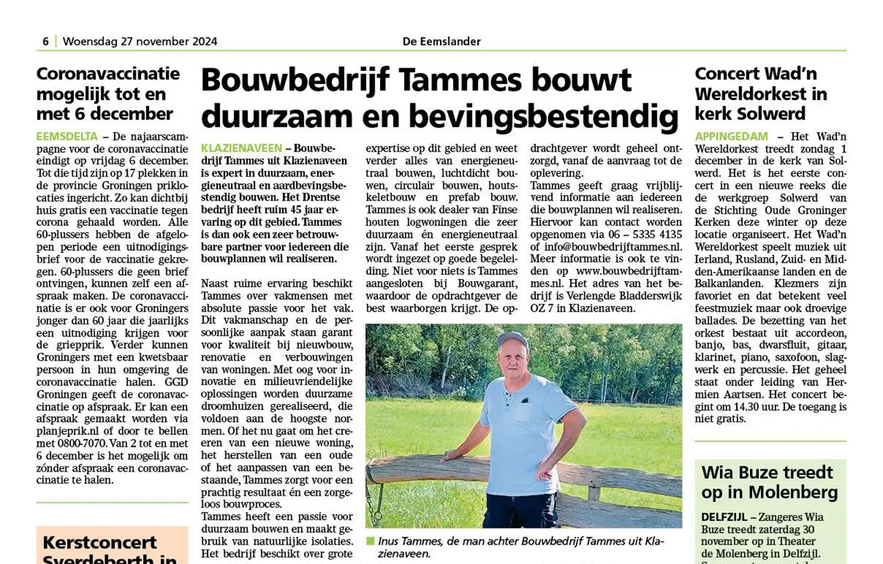 In de schijnwerpers voor duurzaam en aardbevingsbestendig bouwen